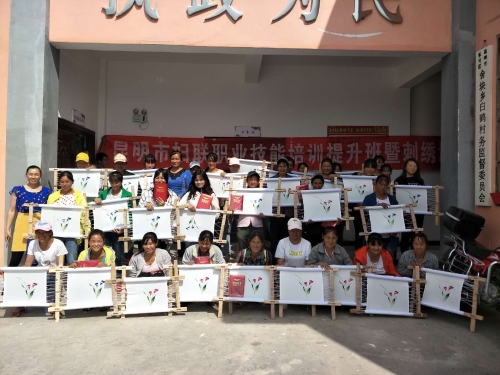 刺绣培训照片